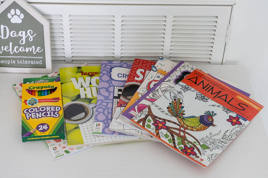 Coloring and Puzzle Books