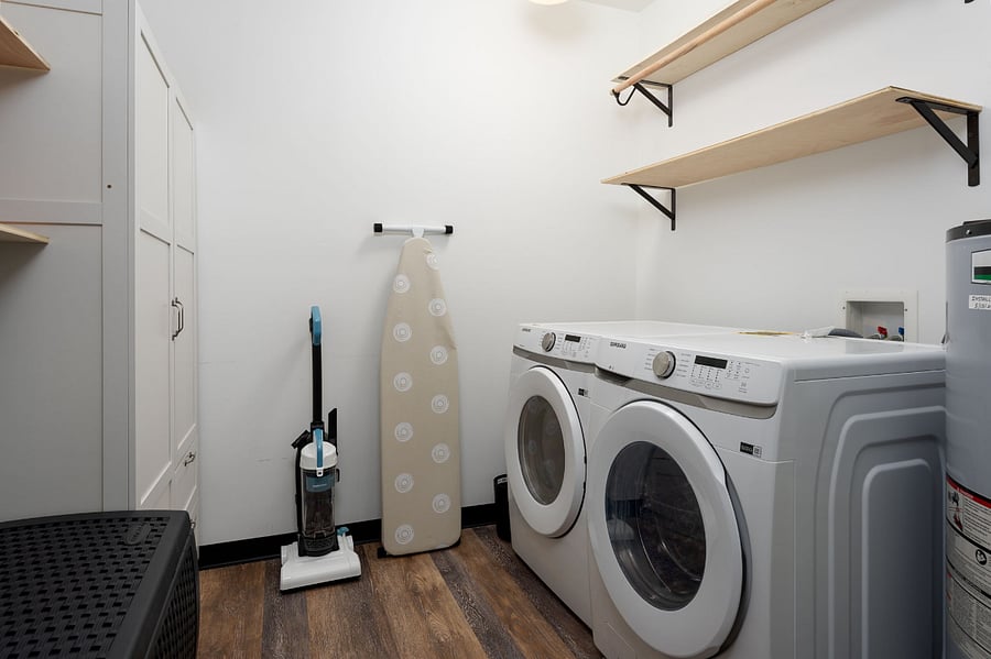 Laundry Room with pantry storage