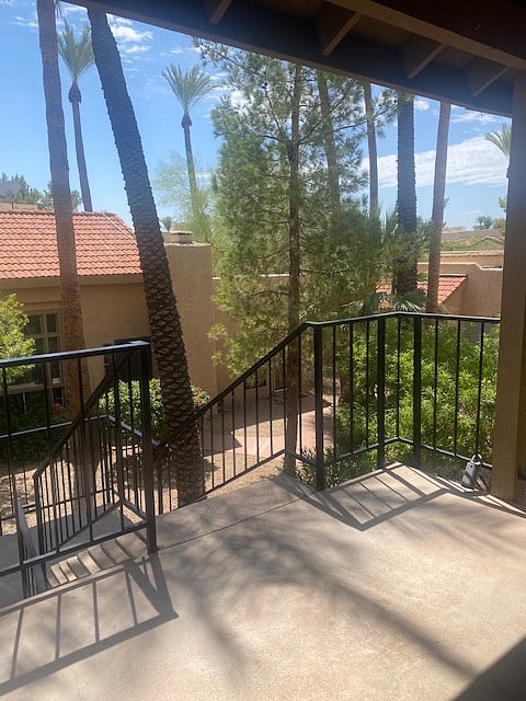 Front patio area