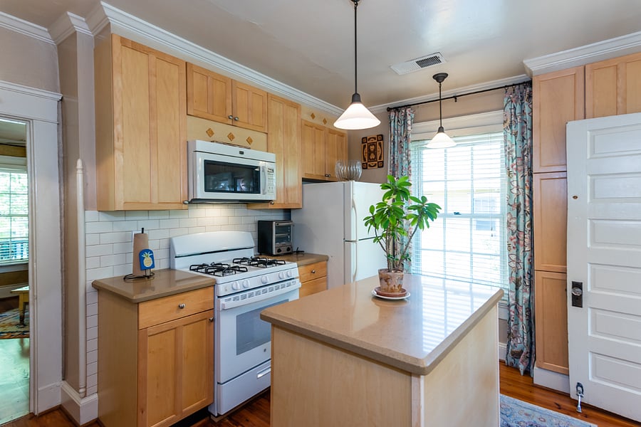 Kitchen
+Microwave
+Refrigerator
+New oven as of 2025
+Portable dishwasher