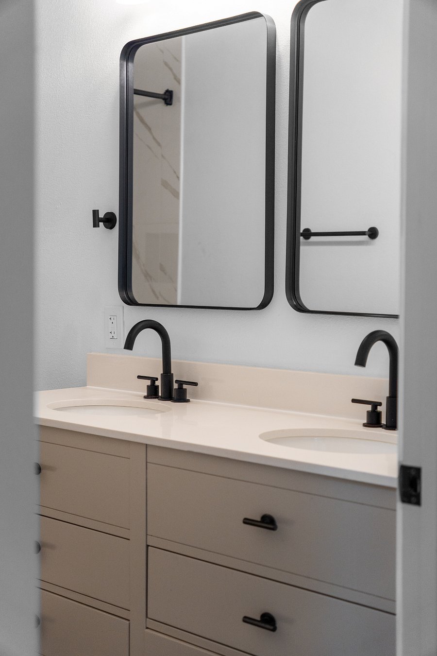 Shared hall bathroom