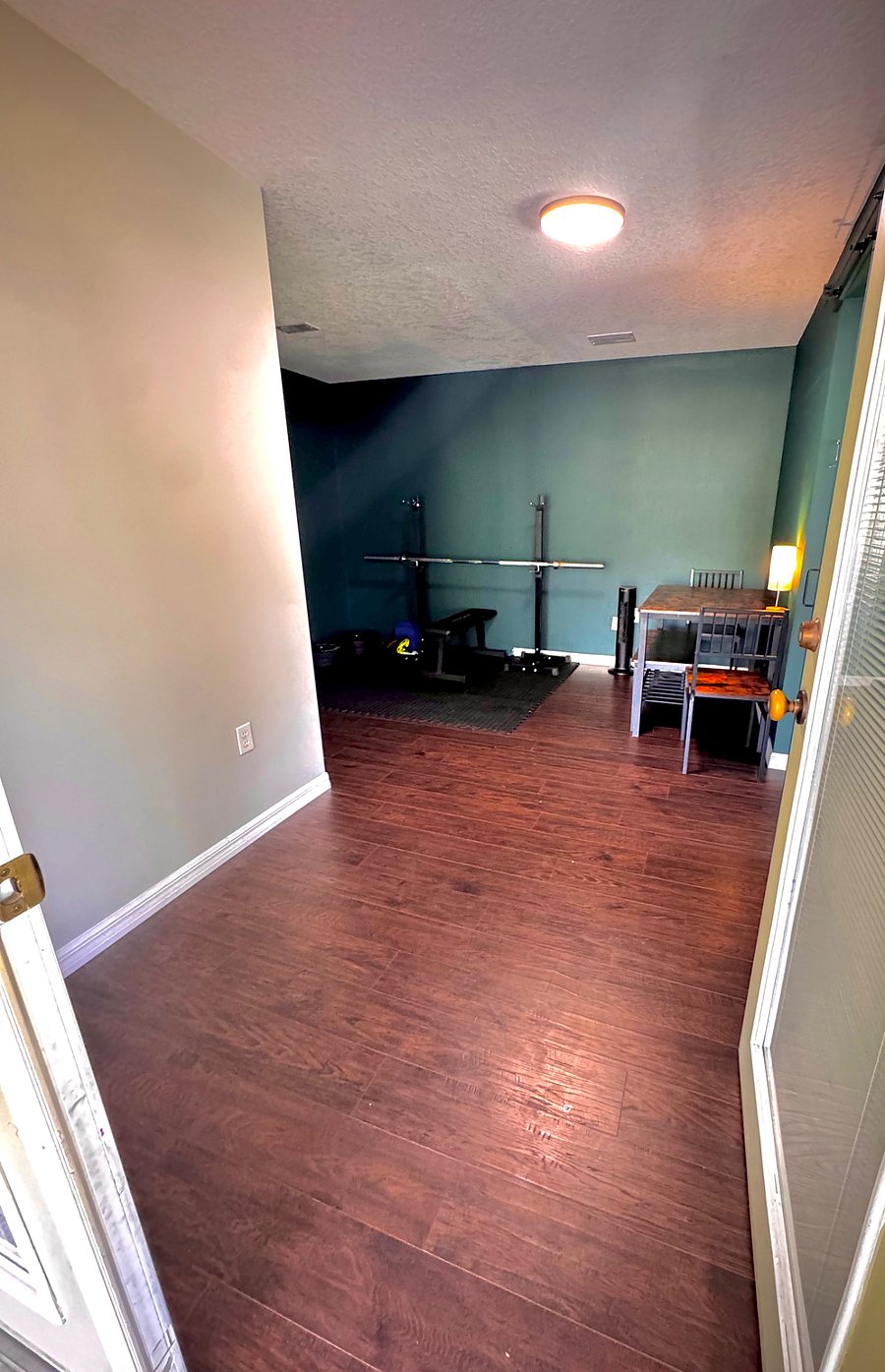 Office Space
Located in the bonus room, featuring a private exterior entrance door for added convenience and privacy.