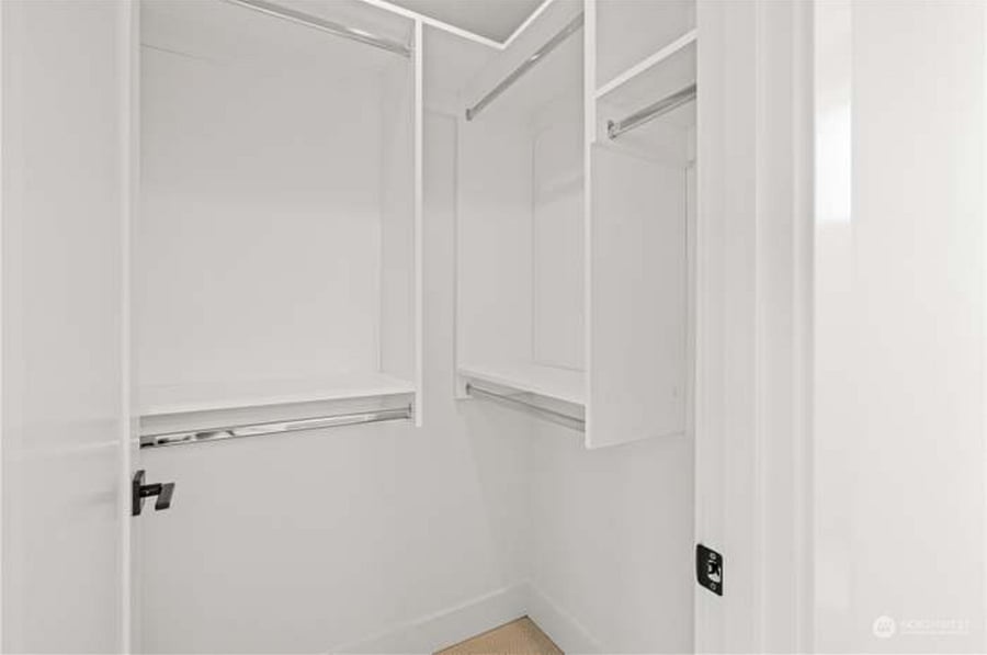 Master bedroom walk-in closet