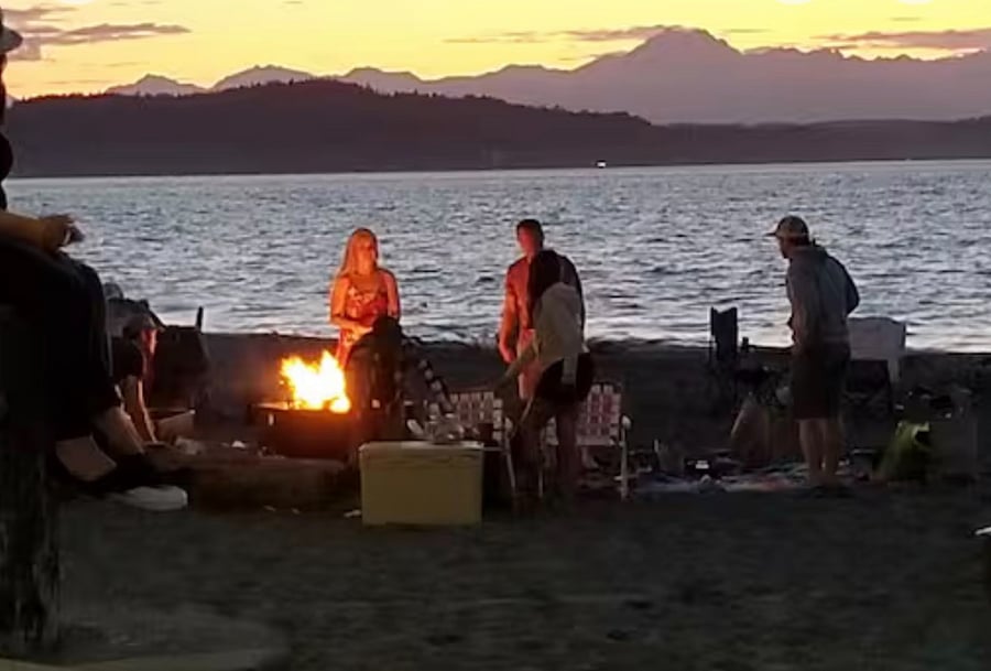 Beach fires