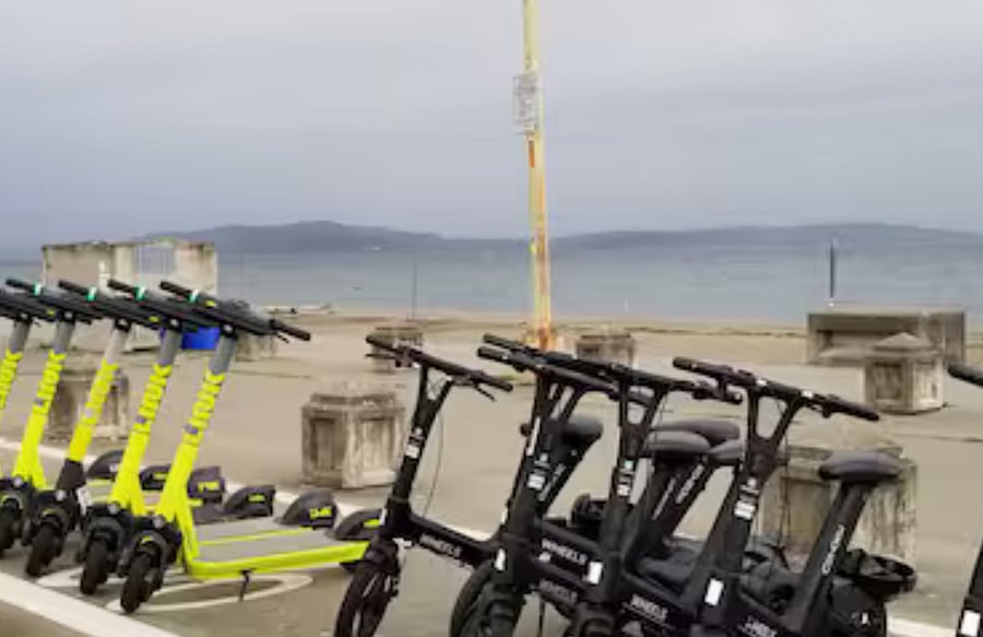 Rent electric bikes and ride the beach biking trail.