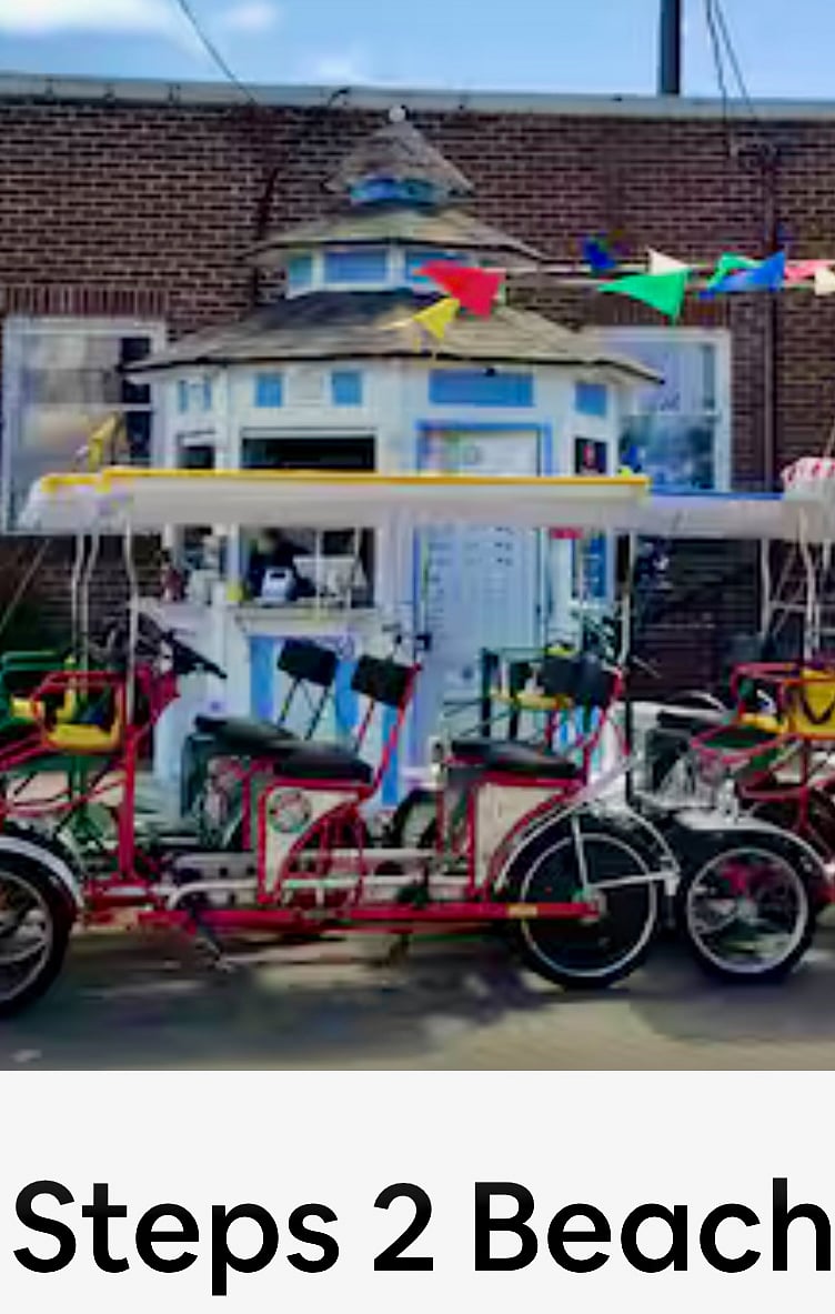 Rent beach bike carts