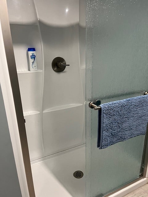 walk in shower