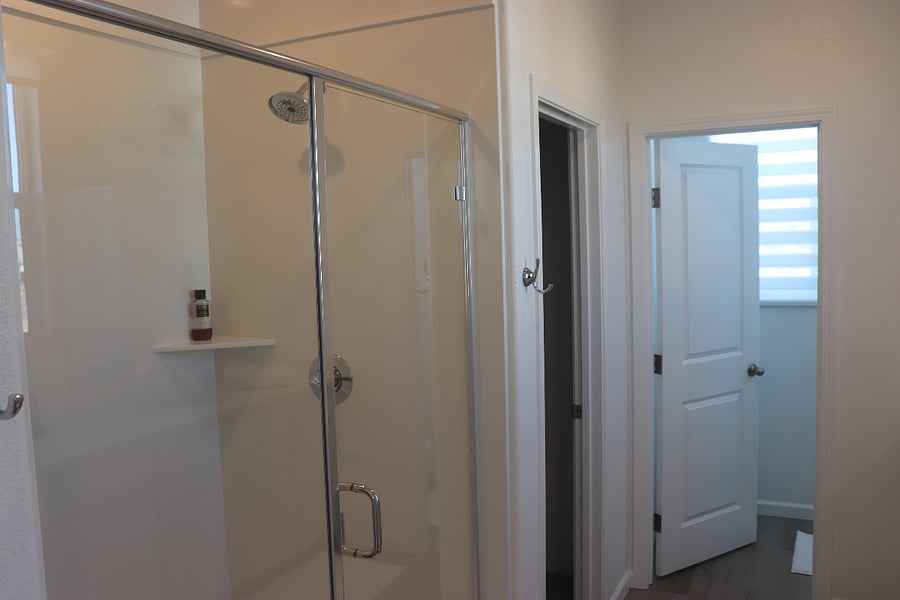 Master Bath with his and hers