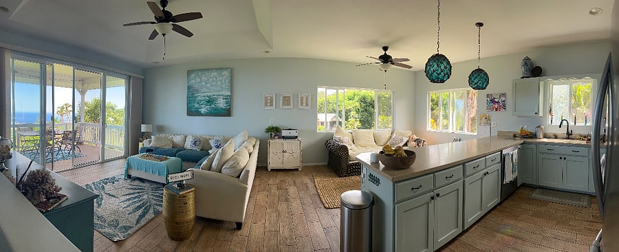 Kitchen great room space