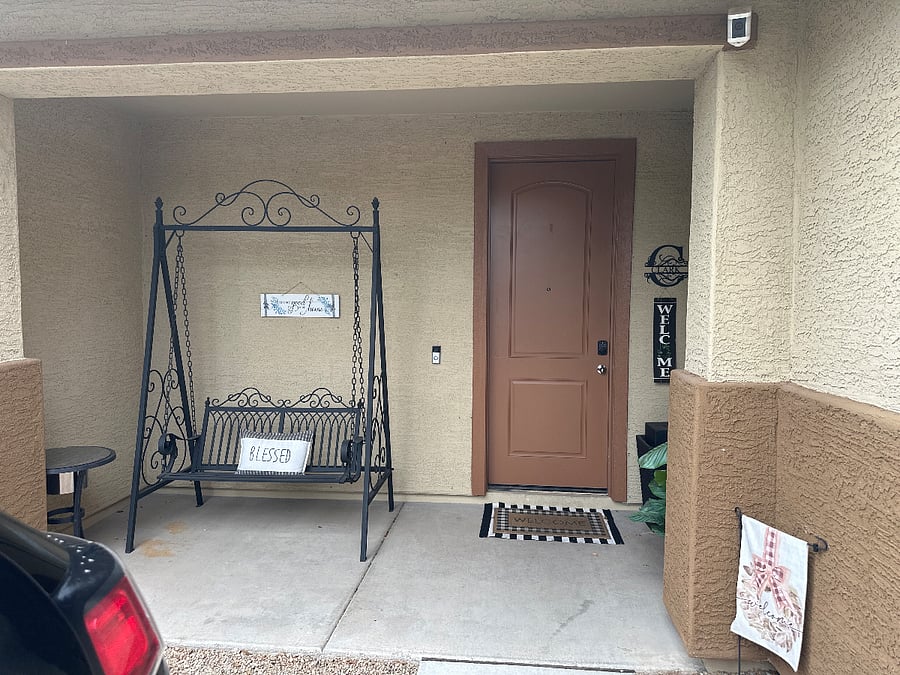 Front of house entrance