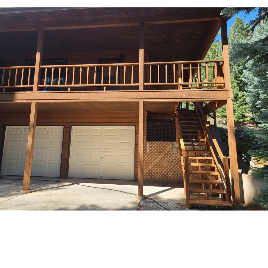 Roomy 3 car garage with plenty of parking outside on the grounds for your guests.