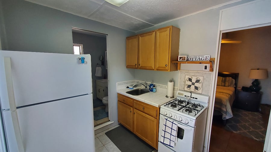 Kitchenette view from front door