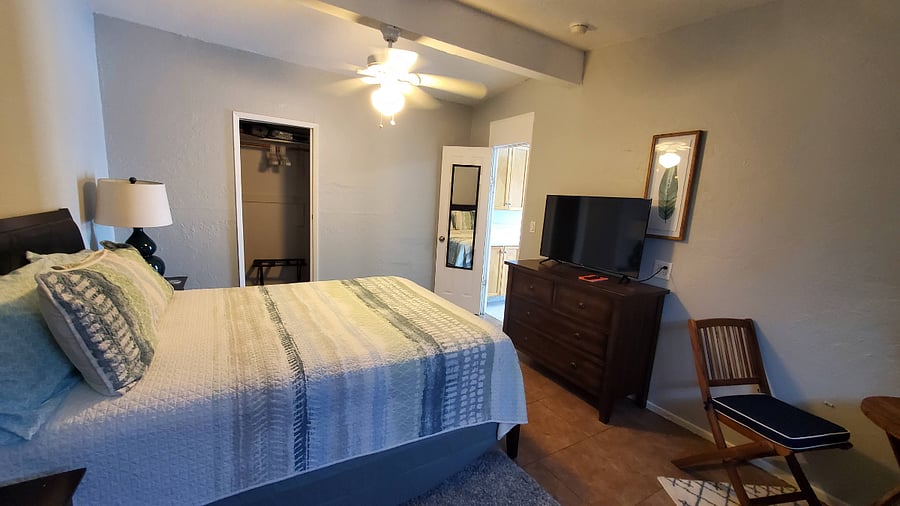 Bedroom from second exterior door