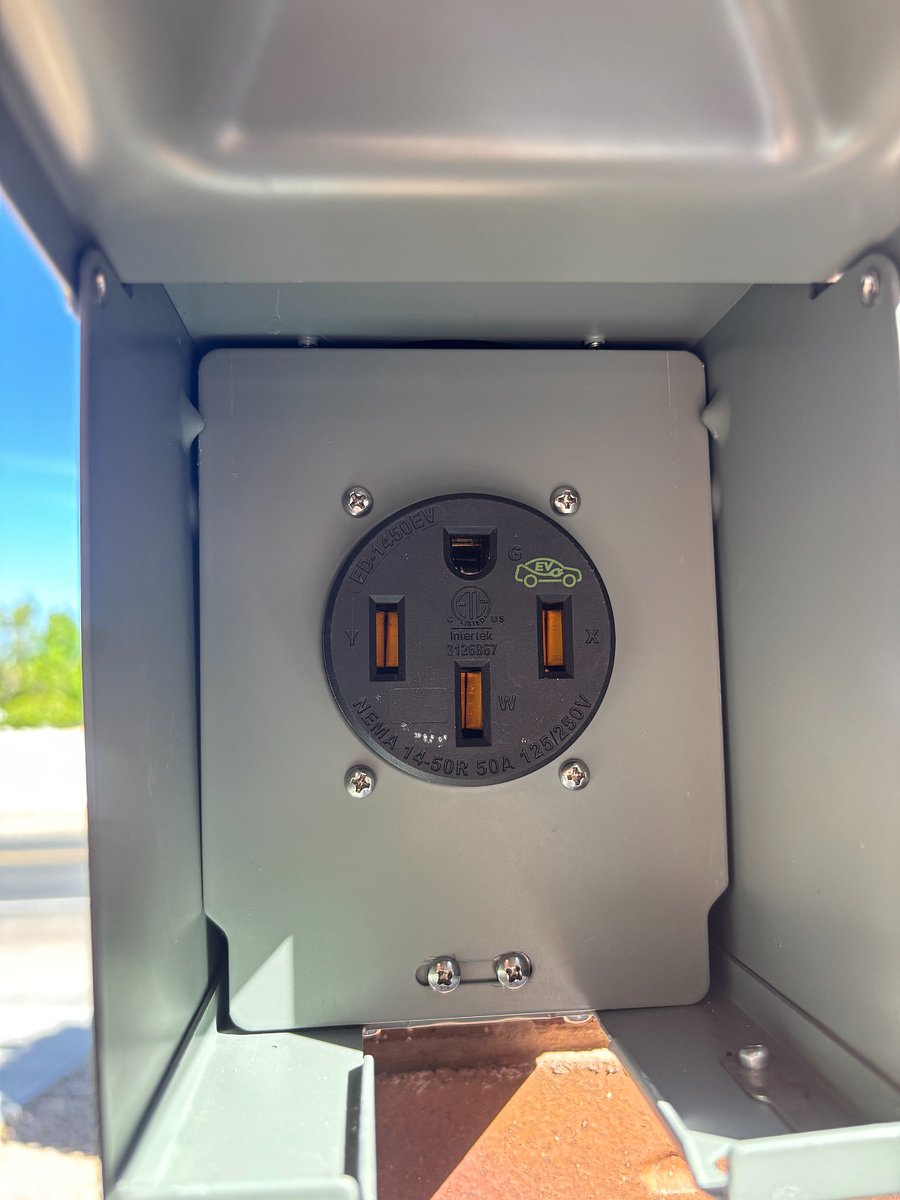 Nema 14-50 Outlet for EV Charging
