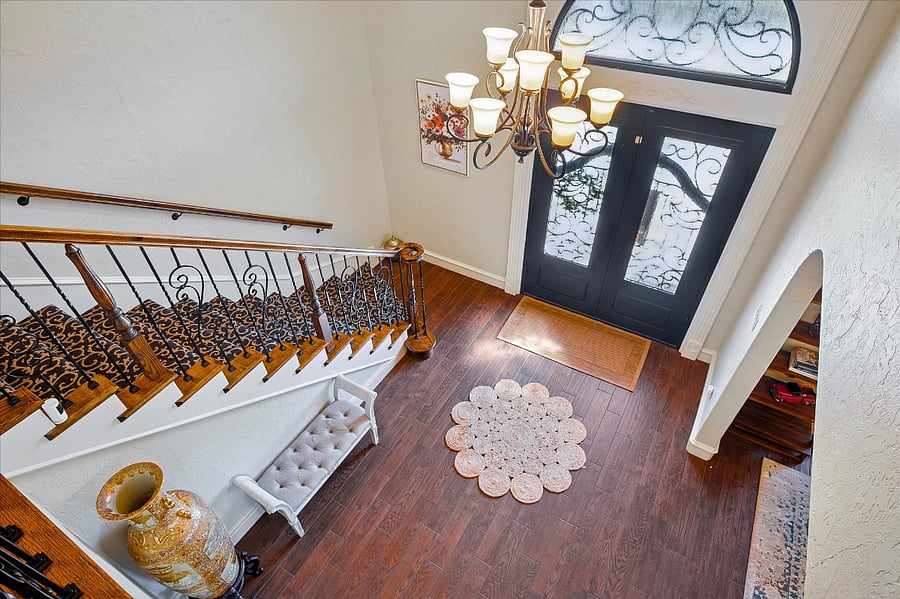 Elegant entryway with a refined, welcoming feel.