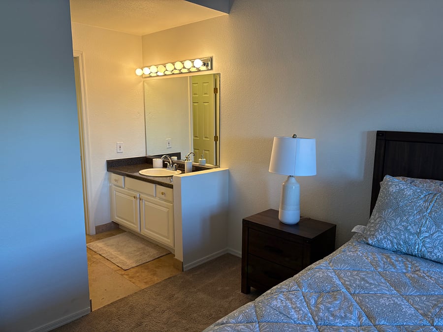 Attached bathroom