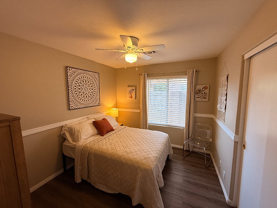 Guest bed #1 Boho room 