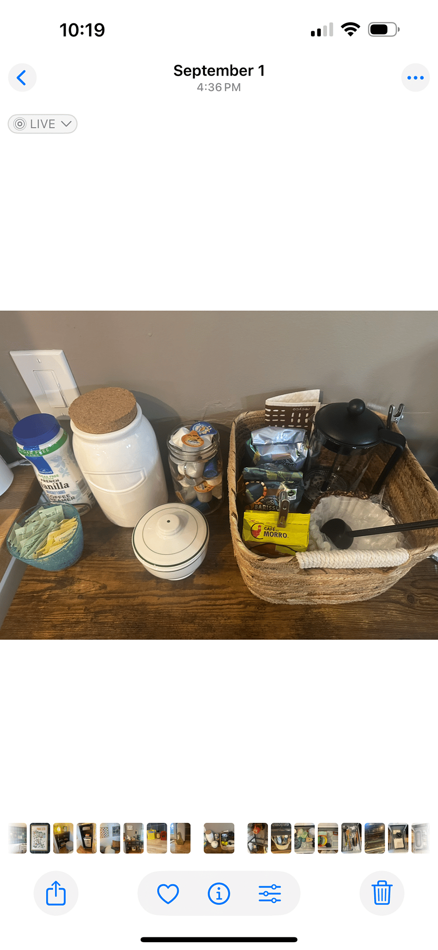 Coffee & beverage station