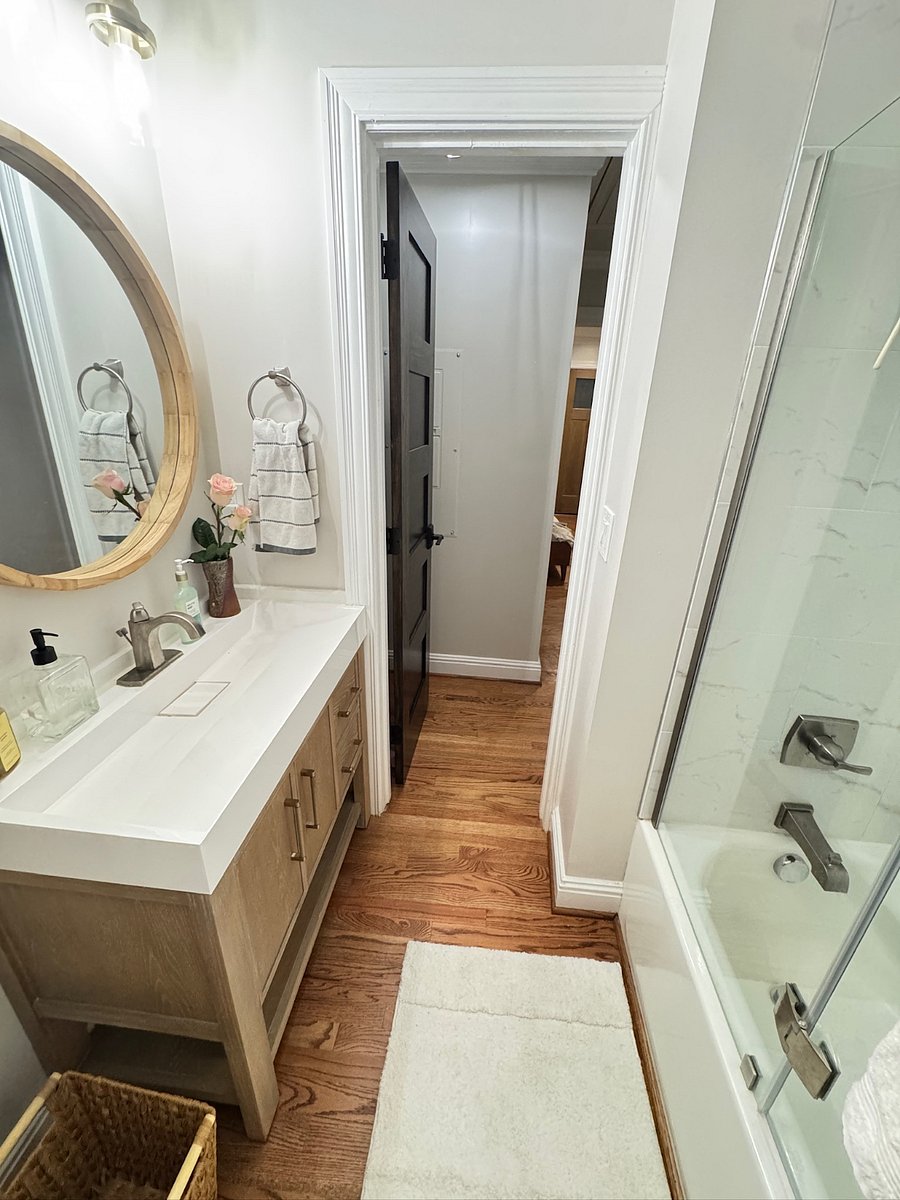Renovated hall bathroom