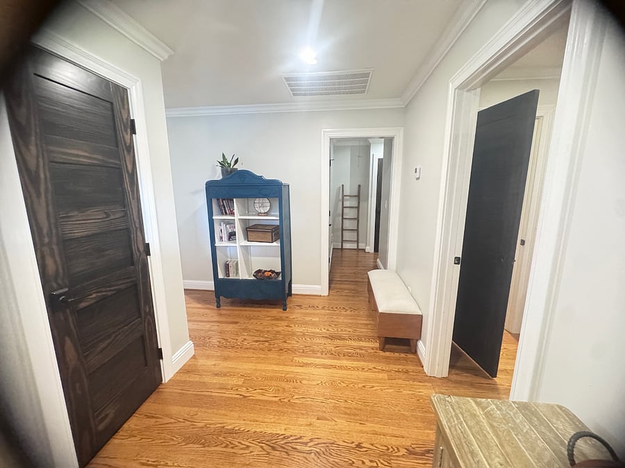 Foyer with coat closet