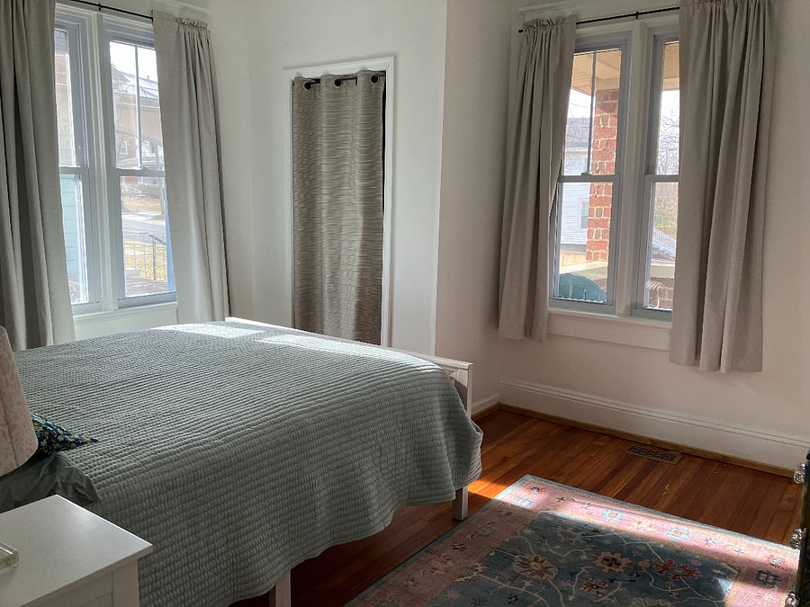 Front bedroom looking out