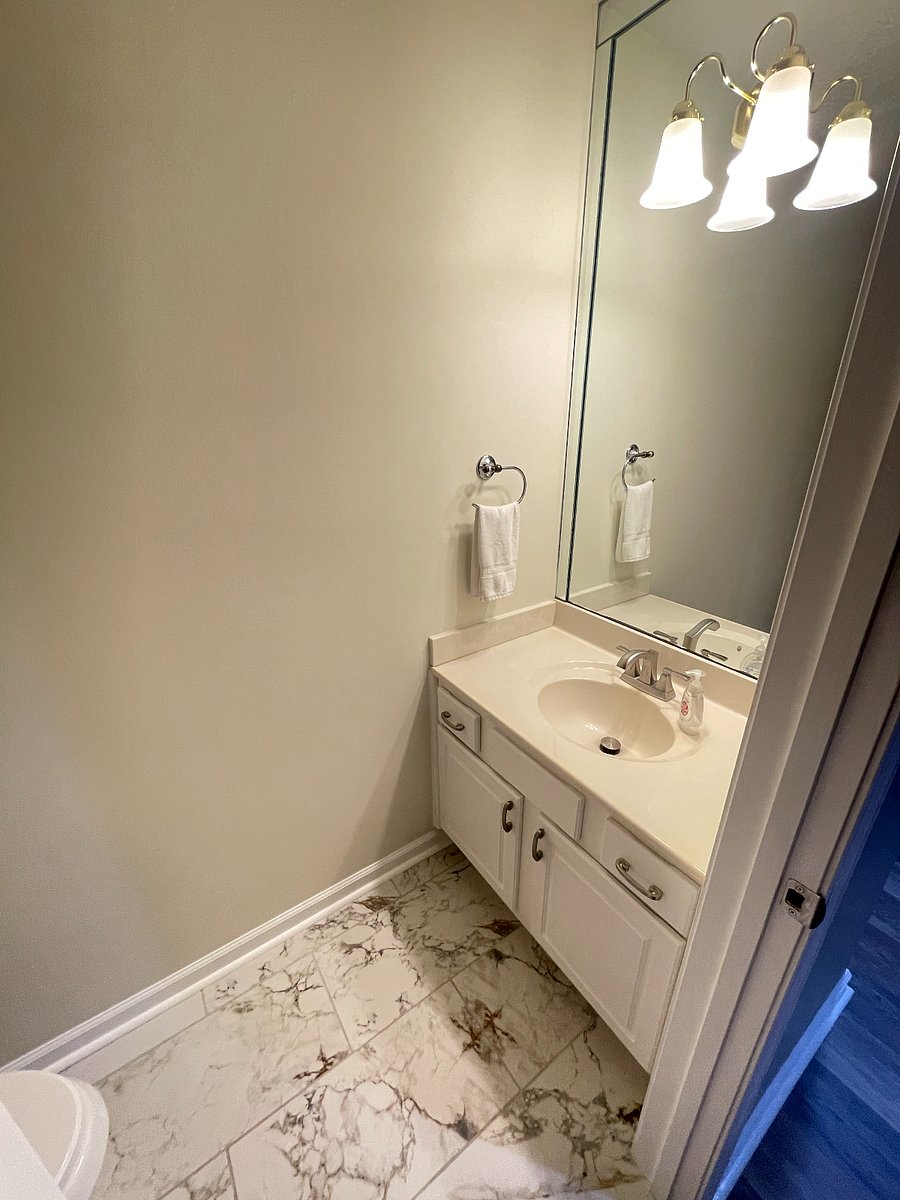 Half Bathroom located on first floor.