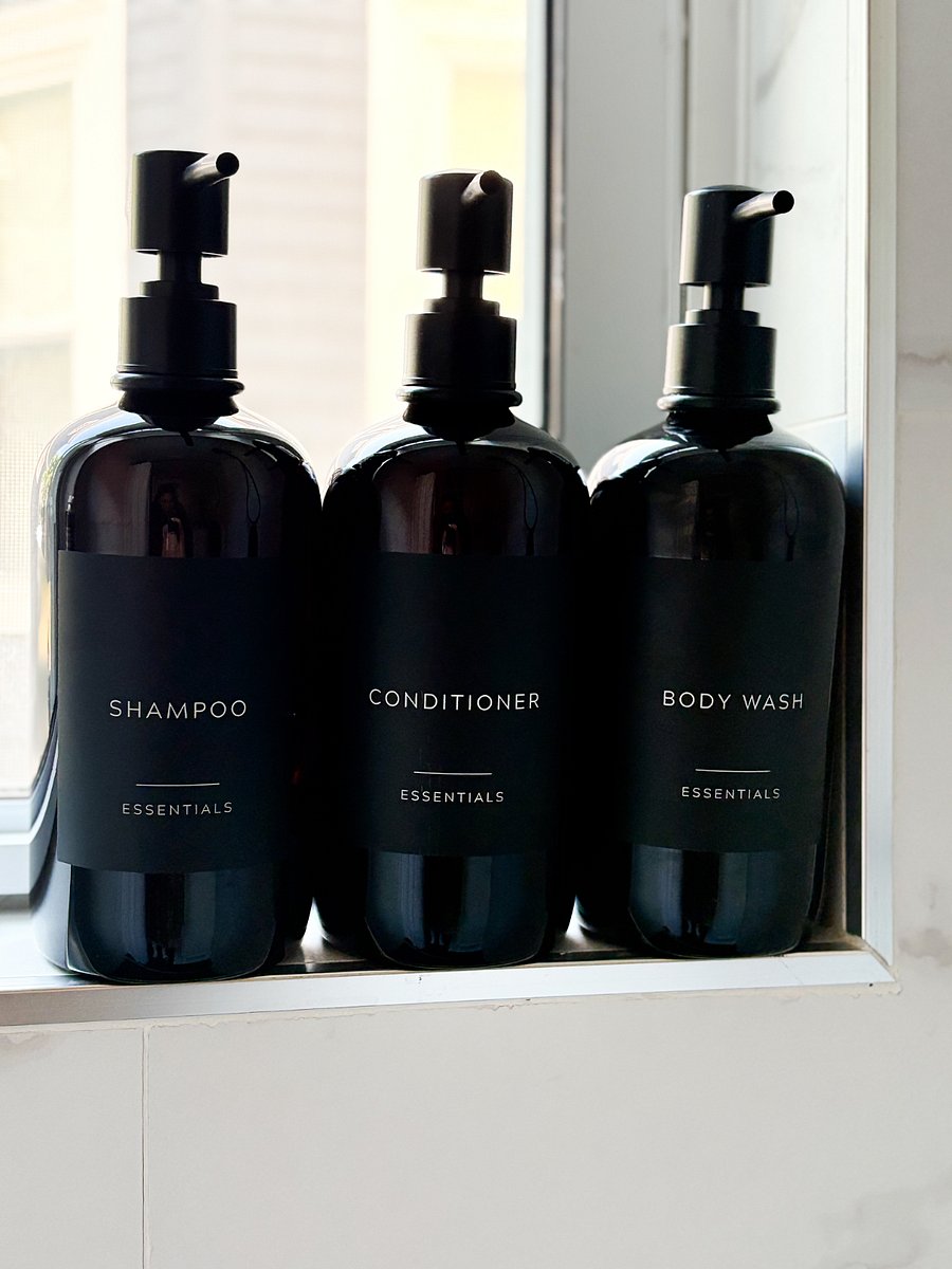 includes shampoo, conditioner, body wash, fresh towels&thoughtful little details