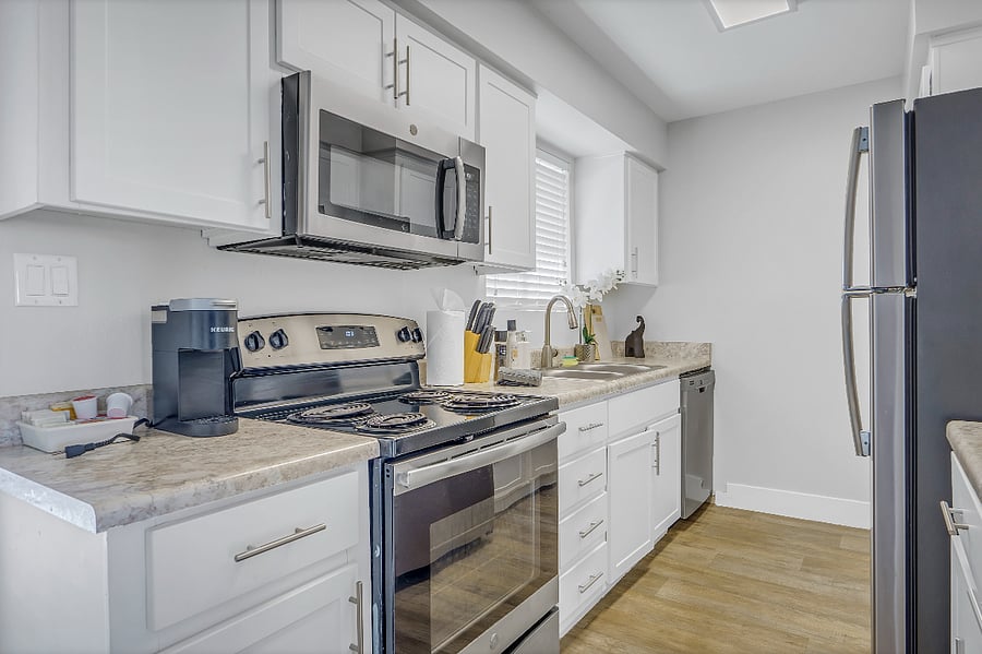 Ample counter space for easy meal prep.