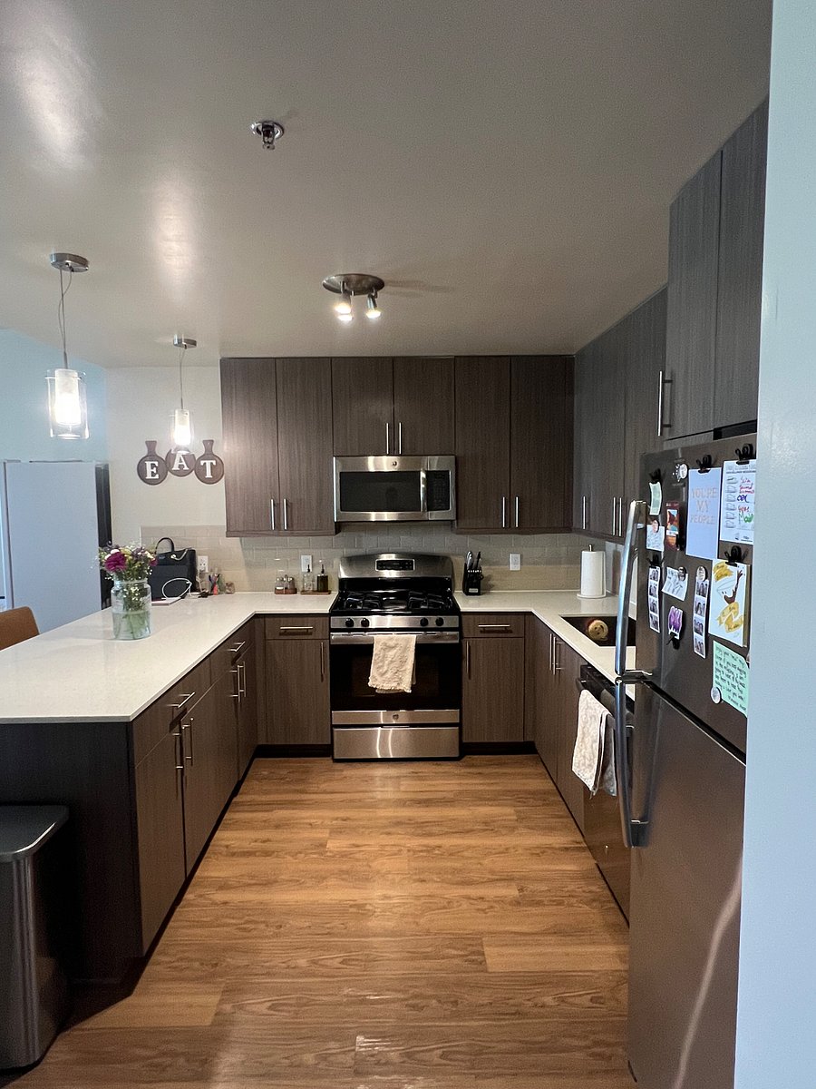 Shared kitchen area. Can use any and all cookware as long as taken care of and cleaned properly