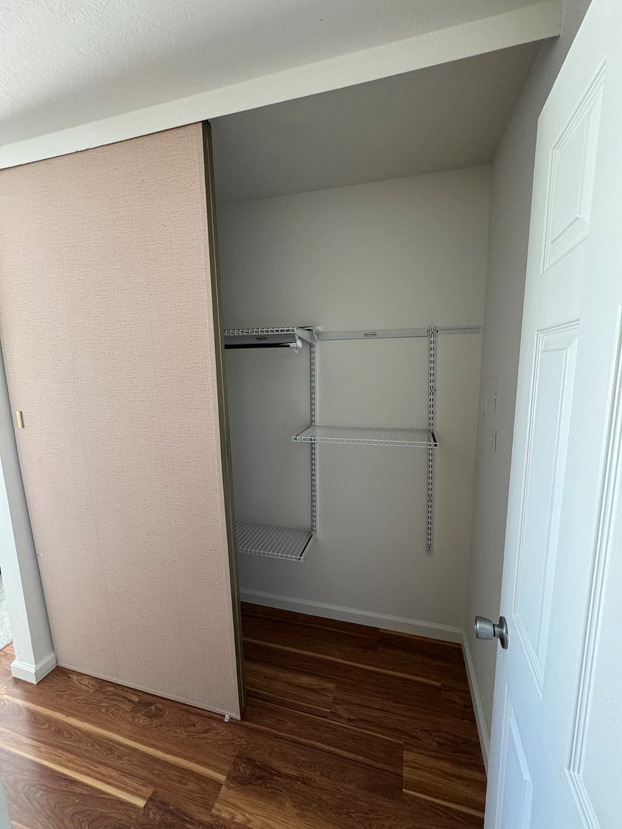 Two large closets