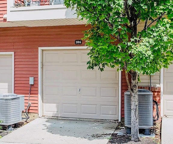 Two car garage located in the rear of the property. 
