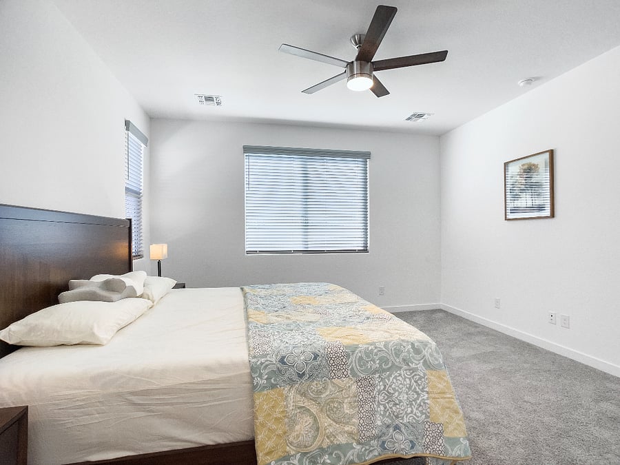 Master Suite with brand new king bed/memory foam mattress, walking closet and attached bathroom