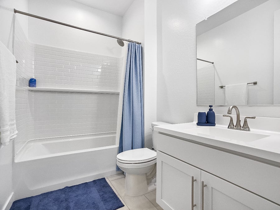 Private full bathroom attached to 2nd bedroom and second junior suite 