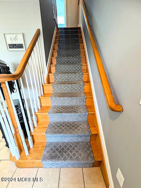 Staircase leading to 2nd floor.