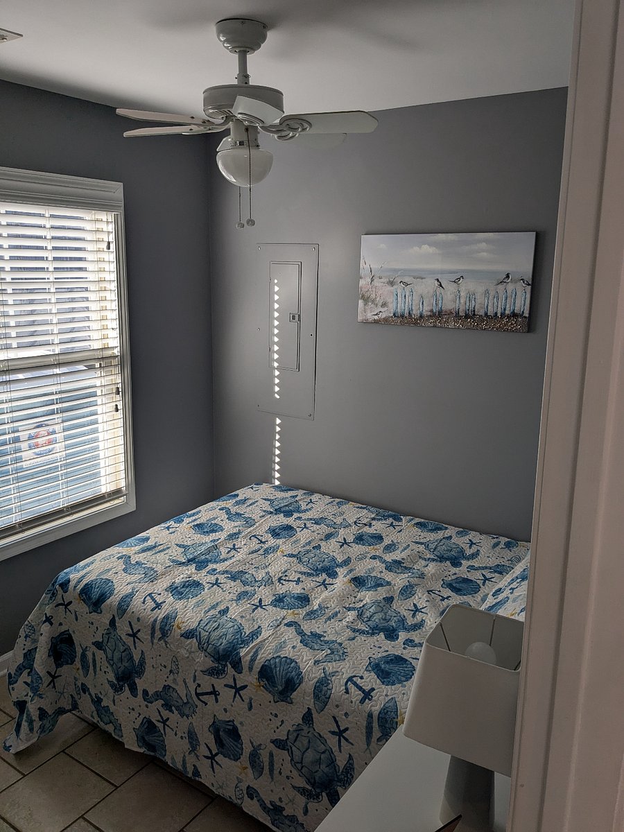 1st Floor Bedroom-Full Size Bed. One closet-No TV.