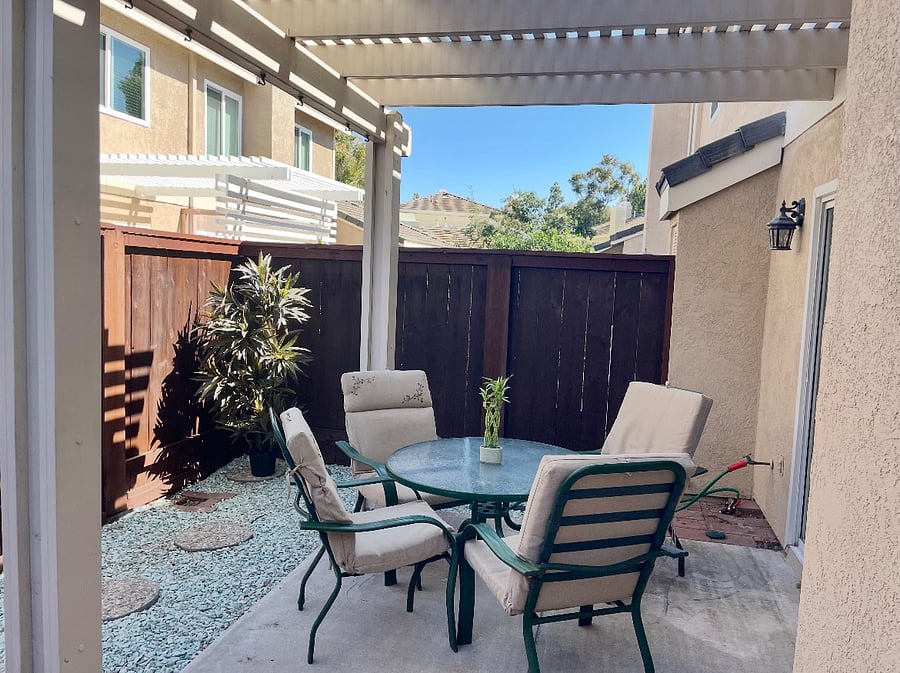 Enjoy morning coffee or a relaxing afternoon in this quiet and peaceful community.