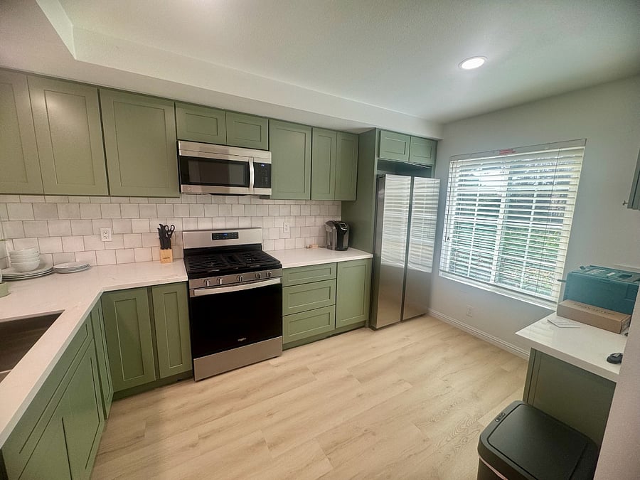 All new appliances.