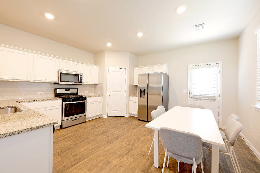 Kitchen and dining