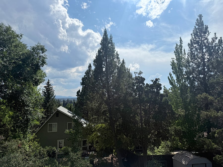 View from the 2nd floor deck