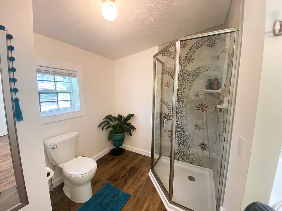 Primary bathroom shower
