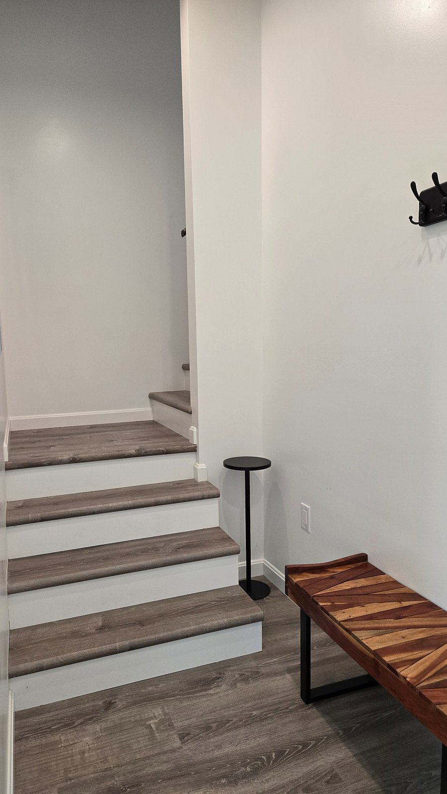 A great spot for your shoes, coats, and even a bike.