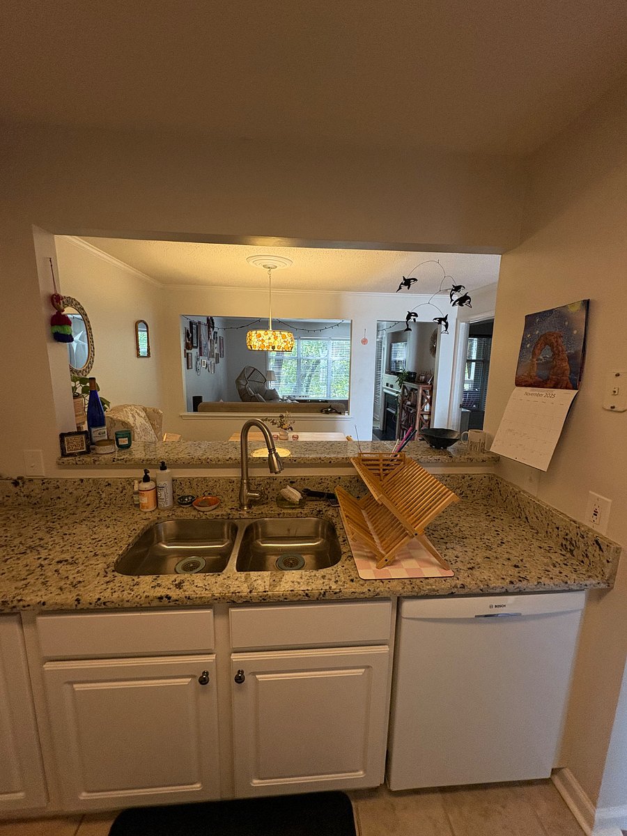 View from kitchen sink