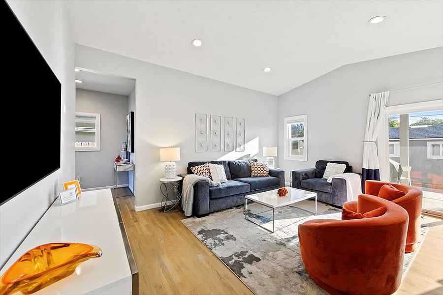 Living room from kitchen