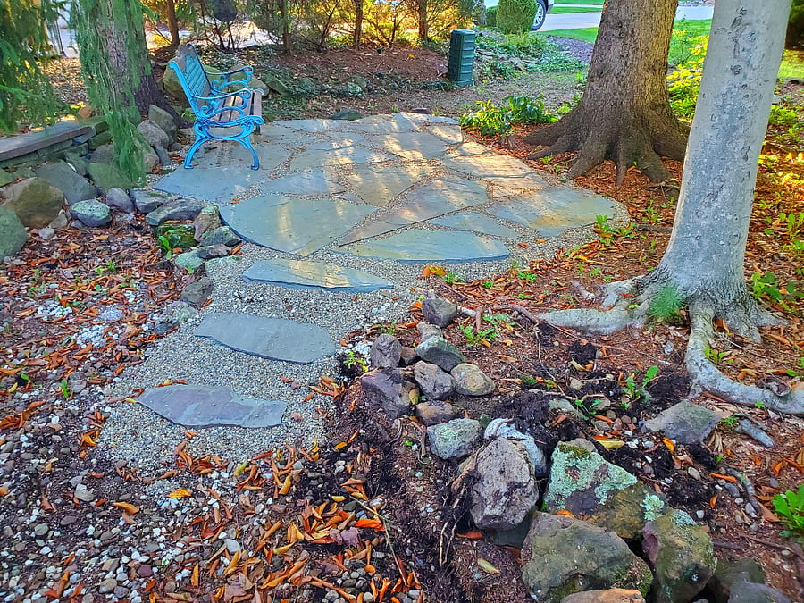Your private Flagstone patio!