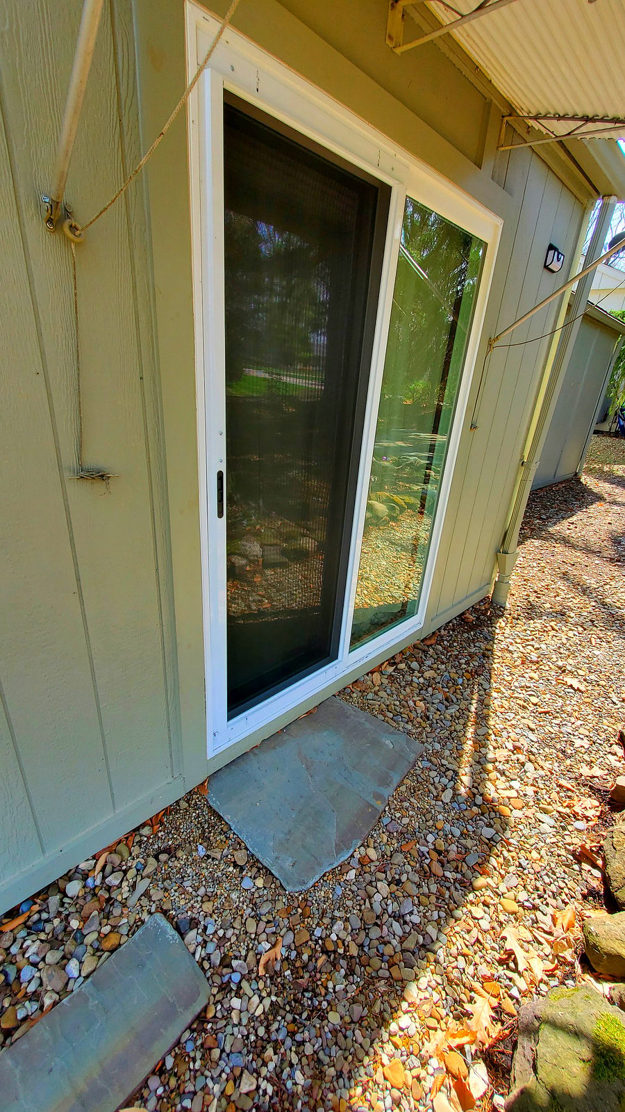 Private Sliding Door Exterior Entrance