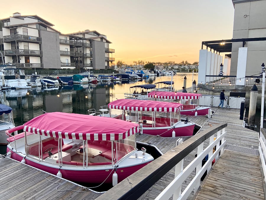 Duffy rental and Nigels restaurant directly adjacent