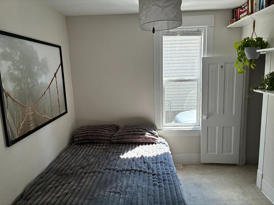Bedroom 2, just off dining space. Tall dresser not shown in picture.