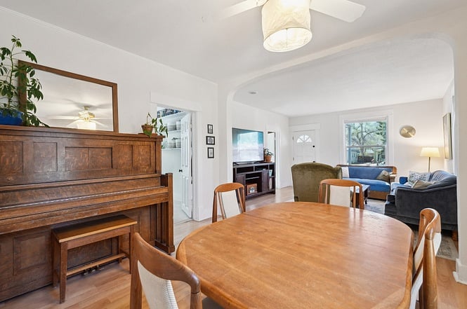 Note: This photo shows some furniture that has been replaced. Included to give more perspective of the layout. 