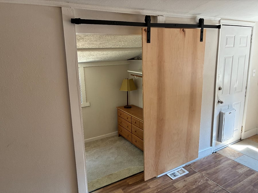 Entrance to Bedroom 3, off of laundry room.