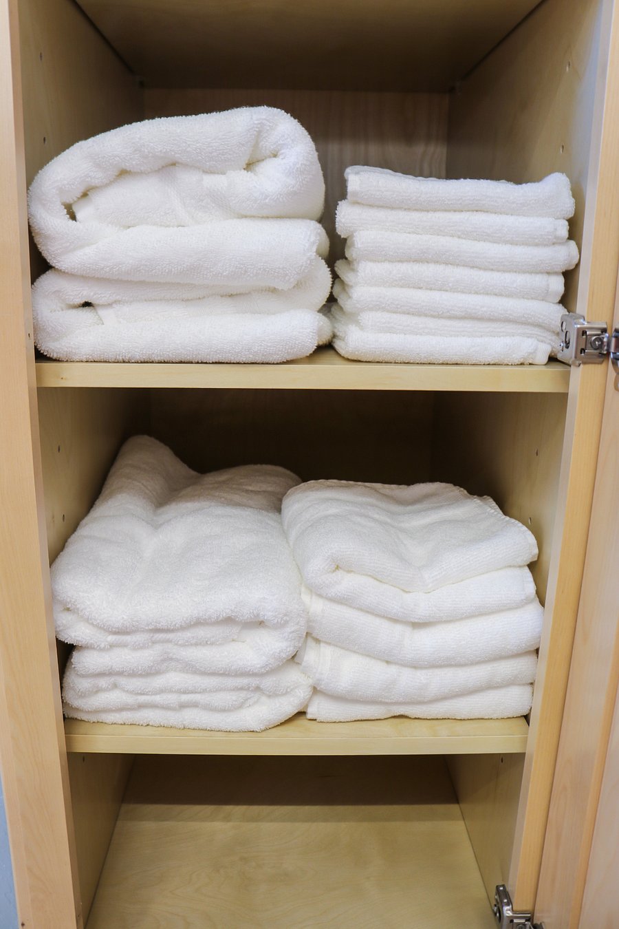 Fresh linens to start your stay off right.